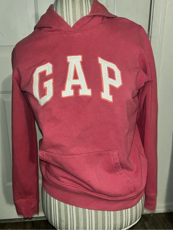 GAP Sweaters - GAP Pink Hooded Crewneck Sweatshirt